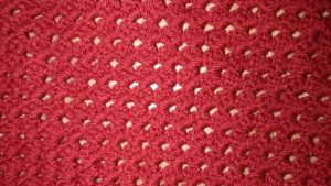 Love2try omslagdoek Granny Picootje met bolletjes